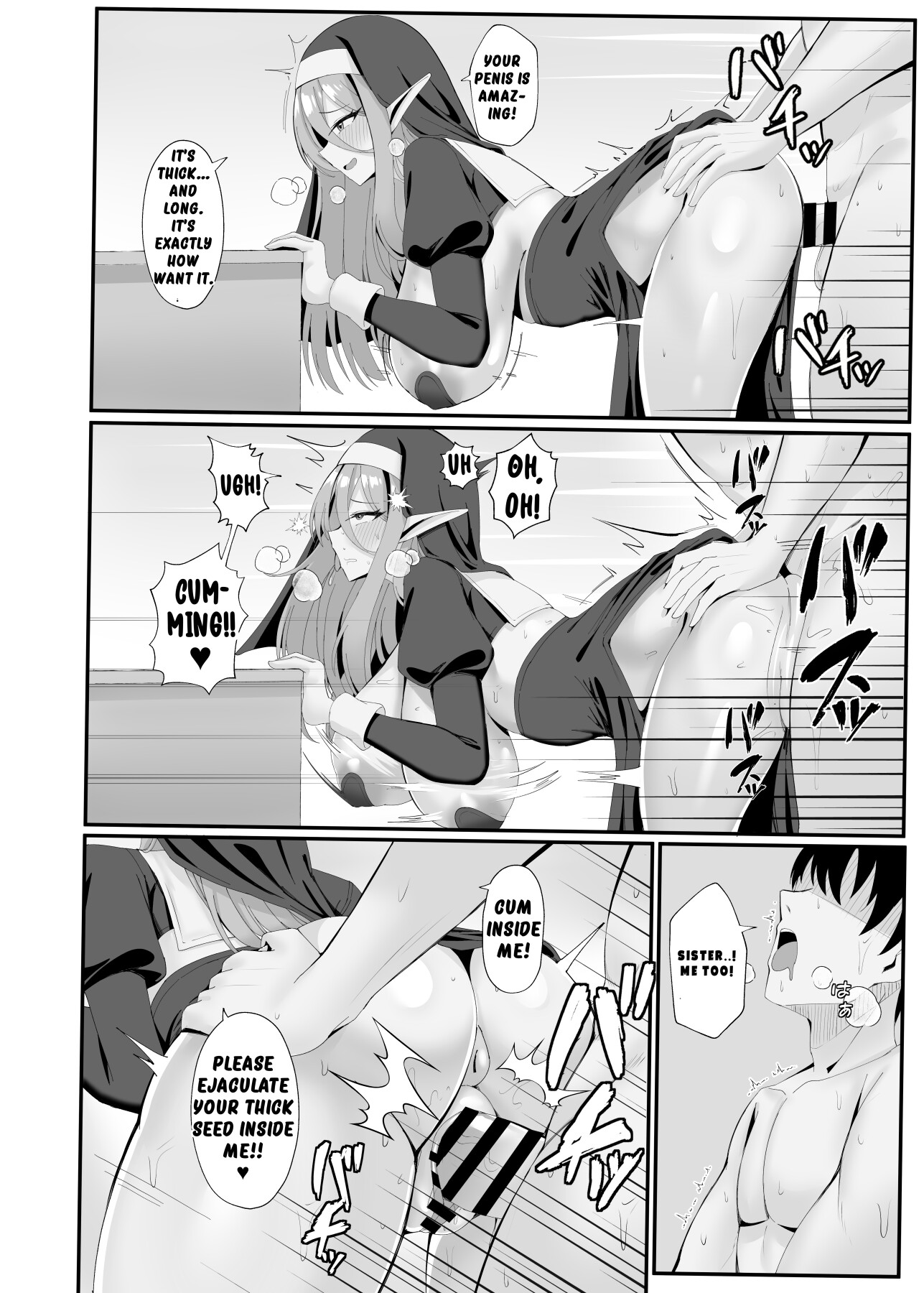 Hentai Manga Comic-The Elf Sister in Heat is Aroused Every Day-Read-9